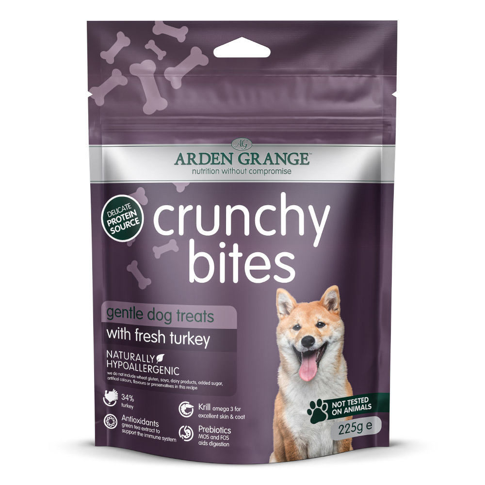 Arden Grange | Mit frischem Truthahn | Crunchy Bites | 10 x 225 g von Arden Grange