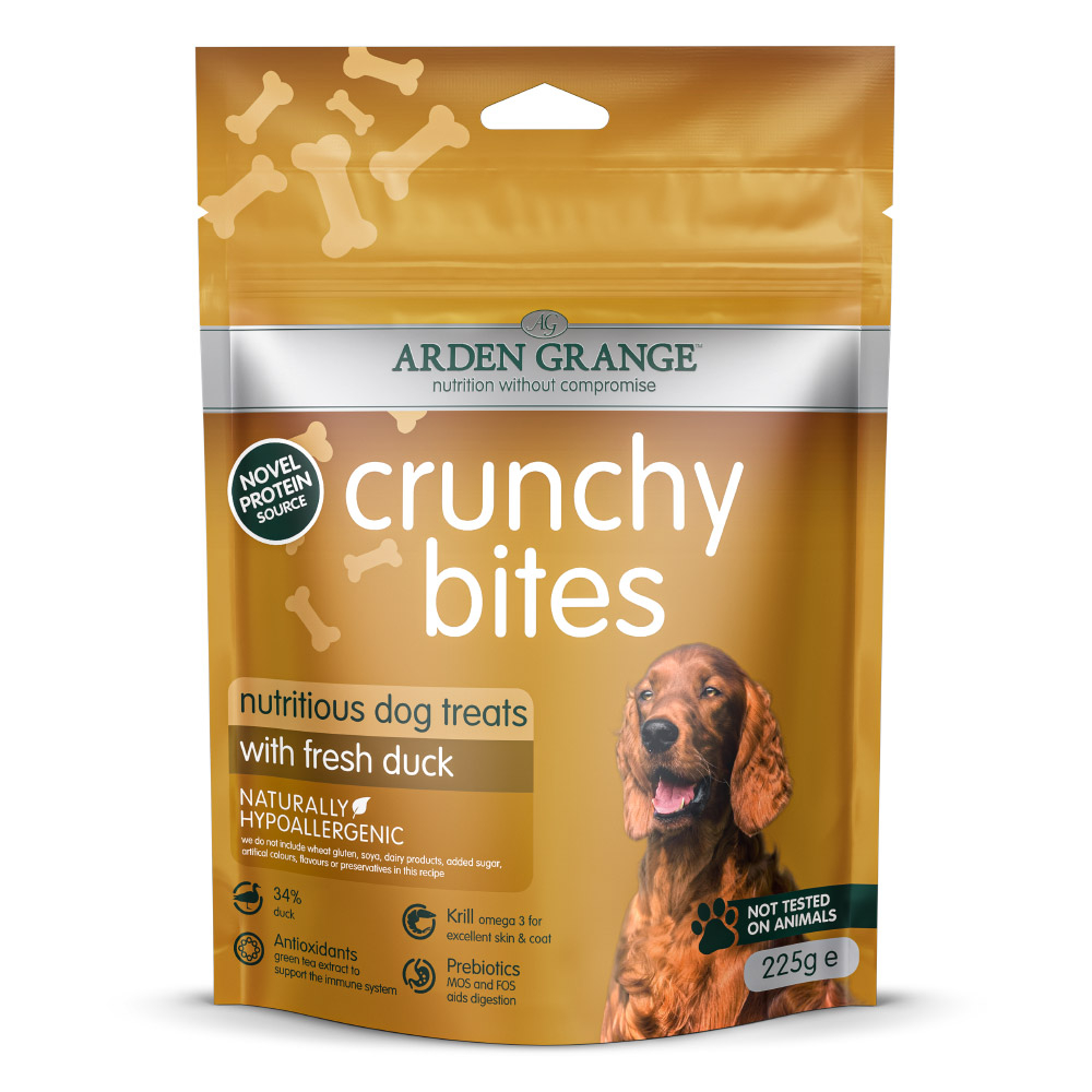 Arden Grange | Mit frischer Ente | Crunchy Bites | 10 x 225 g von Arden Grange