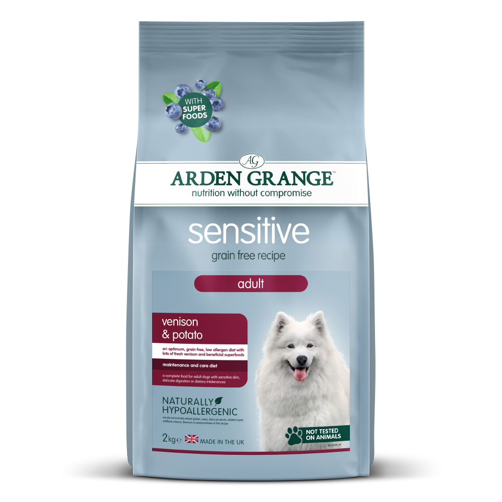 Arden Grange | Getreidefrei Hirsch & Kartoffel | Sensitive Adult | 2 kg von Arden Grange