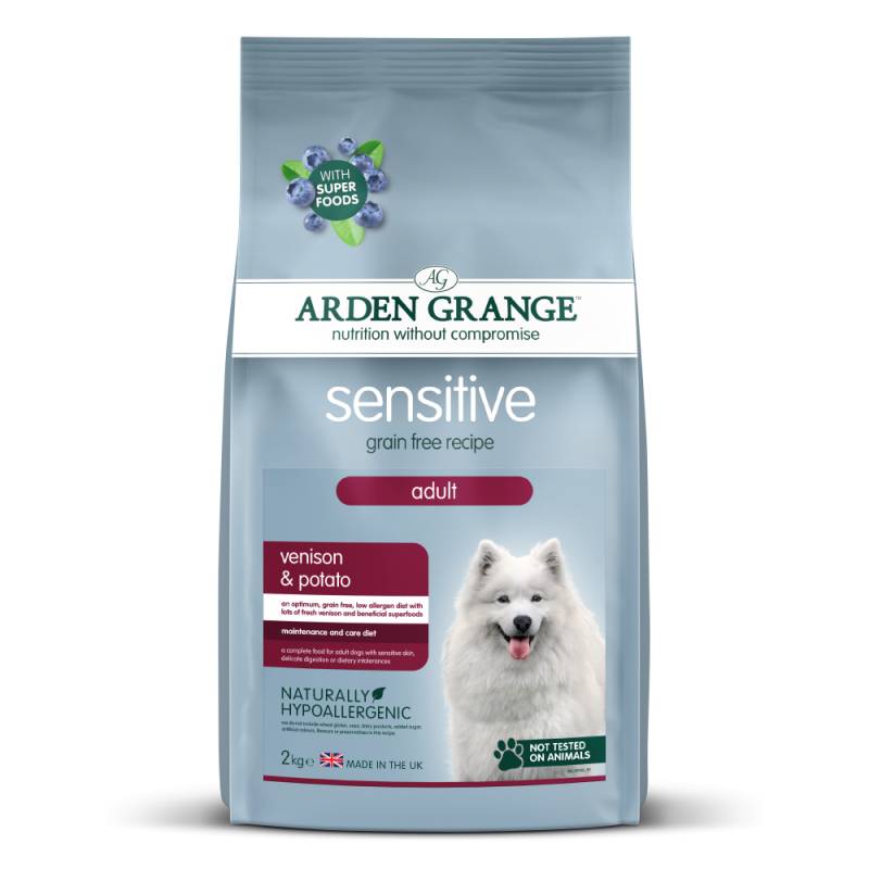 Arden Grange | Getreidefrei Hirsch & Kartoffel | Sensitive Adult | 2 kg von Arden Grange