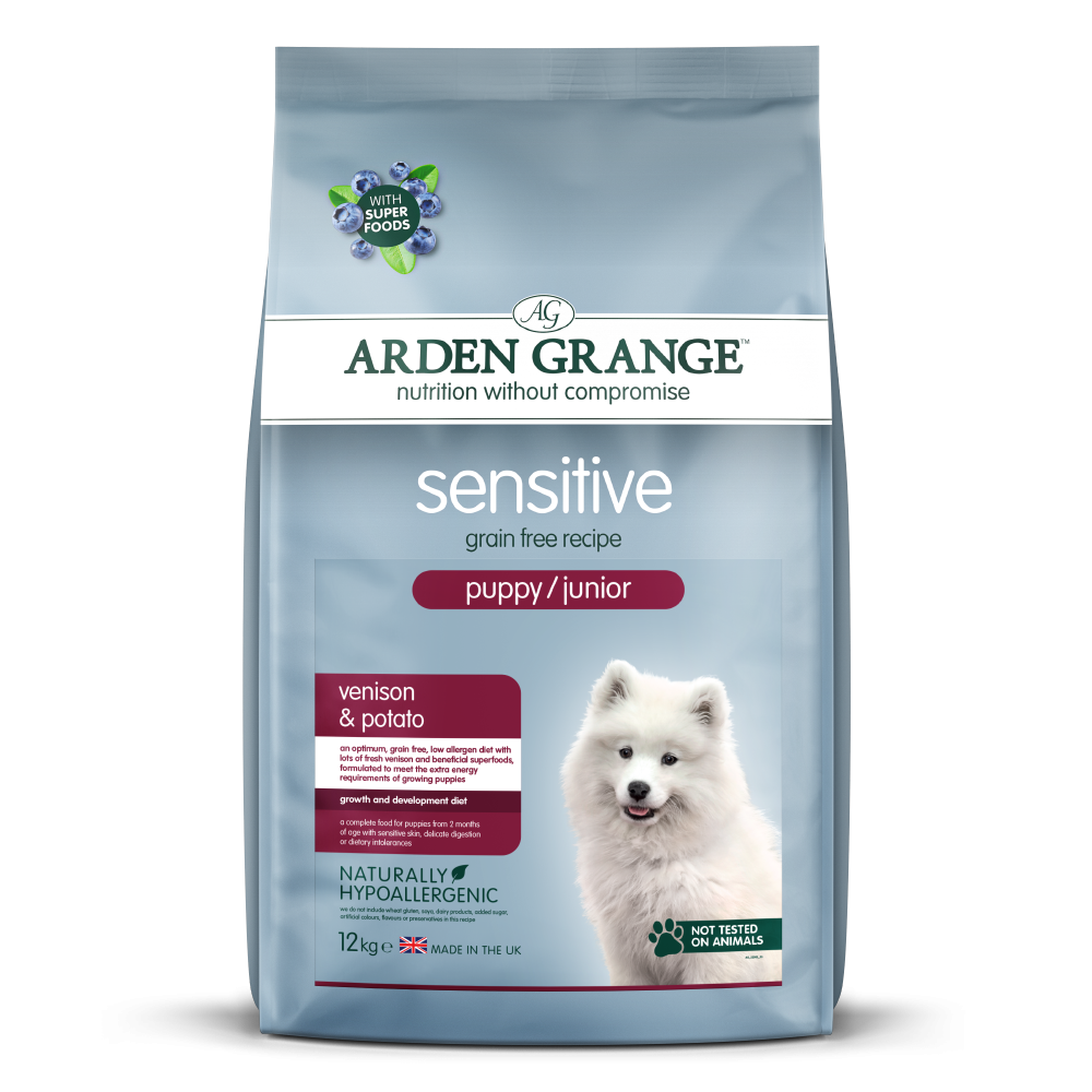 Arden Grange | Getreidefrei Hirsch & Kartoffel | Sensitive Adult | 4 x 2 kg von Arden Grange