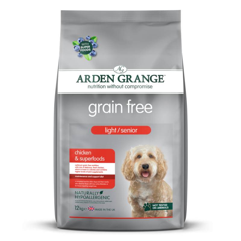 Arden Grange | Huhn & Superfoods | Grain Free Light/Senior | 12 kg von Arden Grange