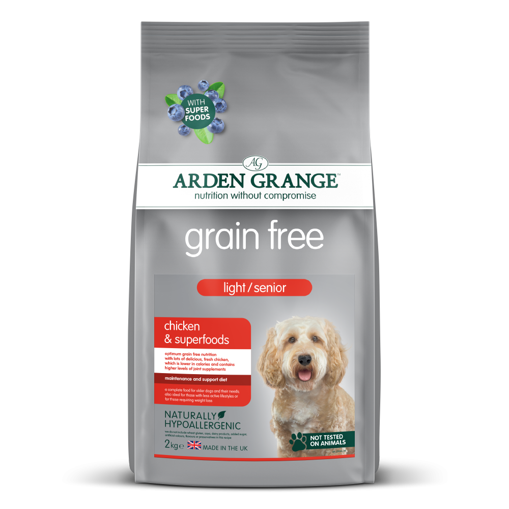 Arden Grange | Huhn & Superfoods | Grain Free Light/Senior | 2 kg von Arden Grange