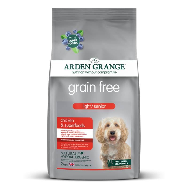 Arden Grange | Huhn & Superfoods | Grain Free Light/Senior | 2 kg von Arden Grange