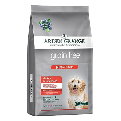 Arden Grange - Grainfree Puppy/Junior Huhn & Superfoods - Trockenfutter - 12 kg - Hundefutter von Arden Grange