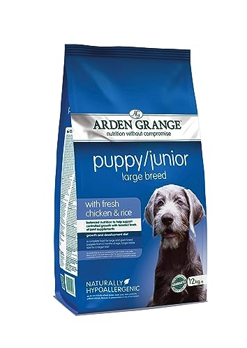 Arden Grange Hünchen und Reis Welpe/Junior große Rassen Hundefutter - 12 kg von Arden Grange