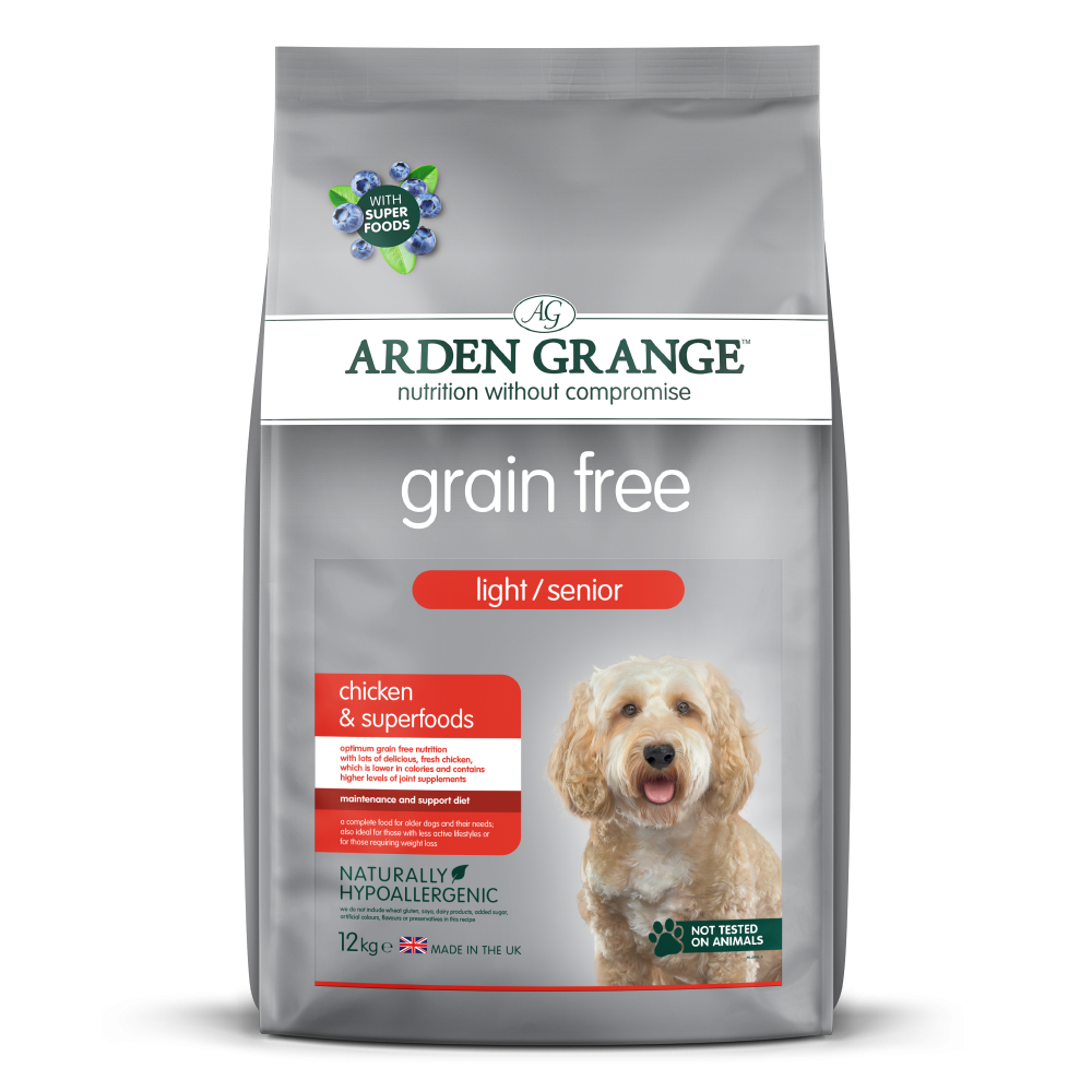 Arden Grange | Huhn & Superfoods | Grain Free Light/Senior | 12 kg von Arden Grange