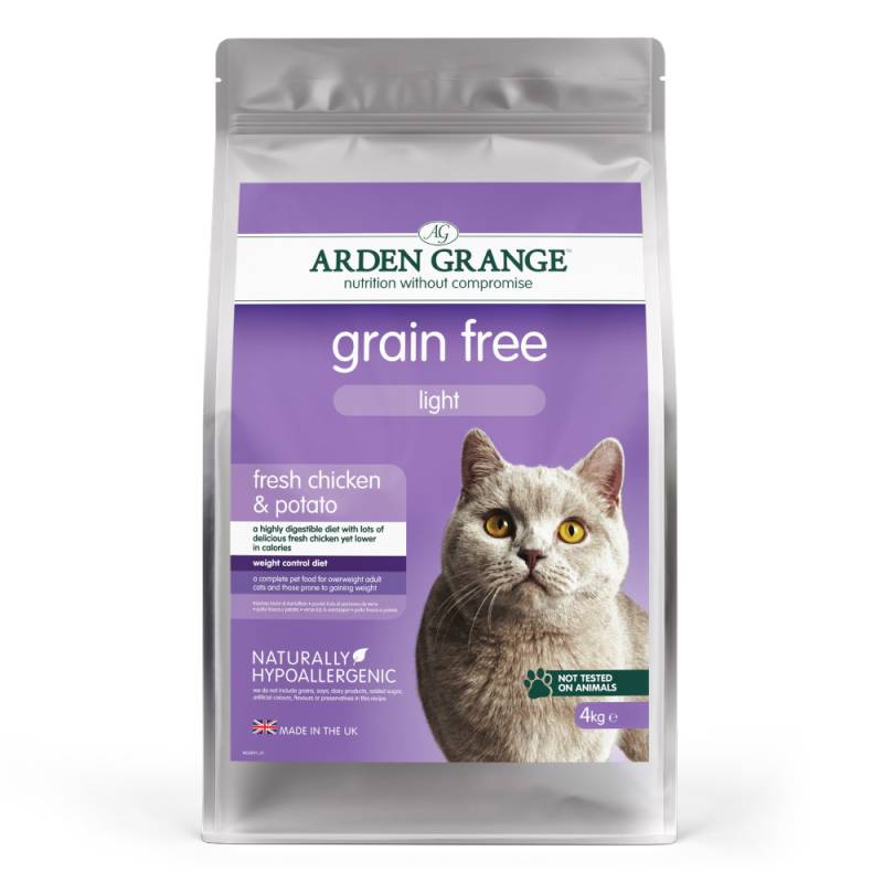 Arden Grange | Getreidefrei Huhn & Kartoffel | Grain Free Light Adult | 3 x 4 kg von Arden Grange