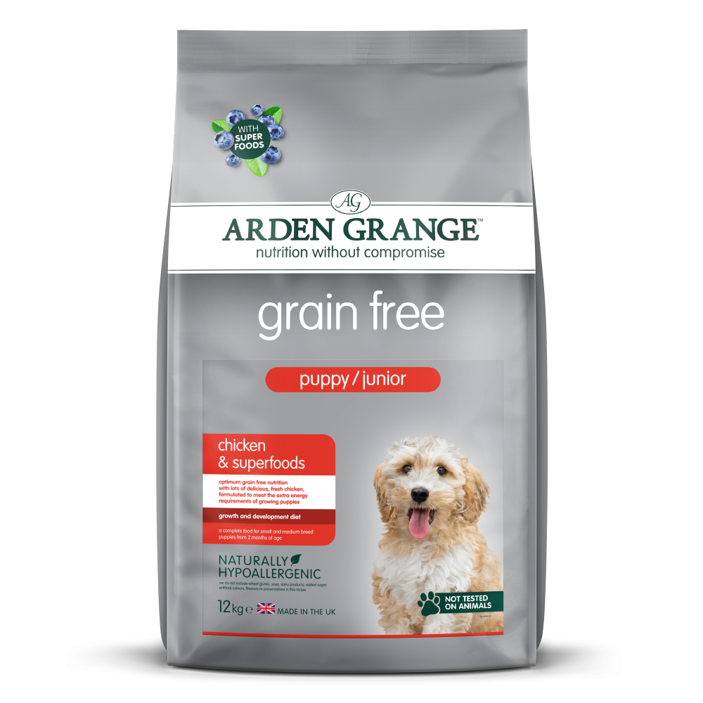 Arden Grange | Huhn & Superfoods | Grain Free Puppy/Junior | 12 kg von Arden Grange