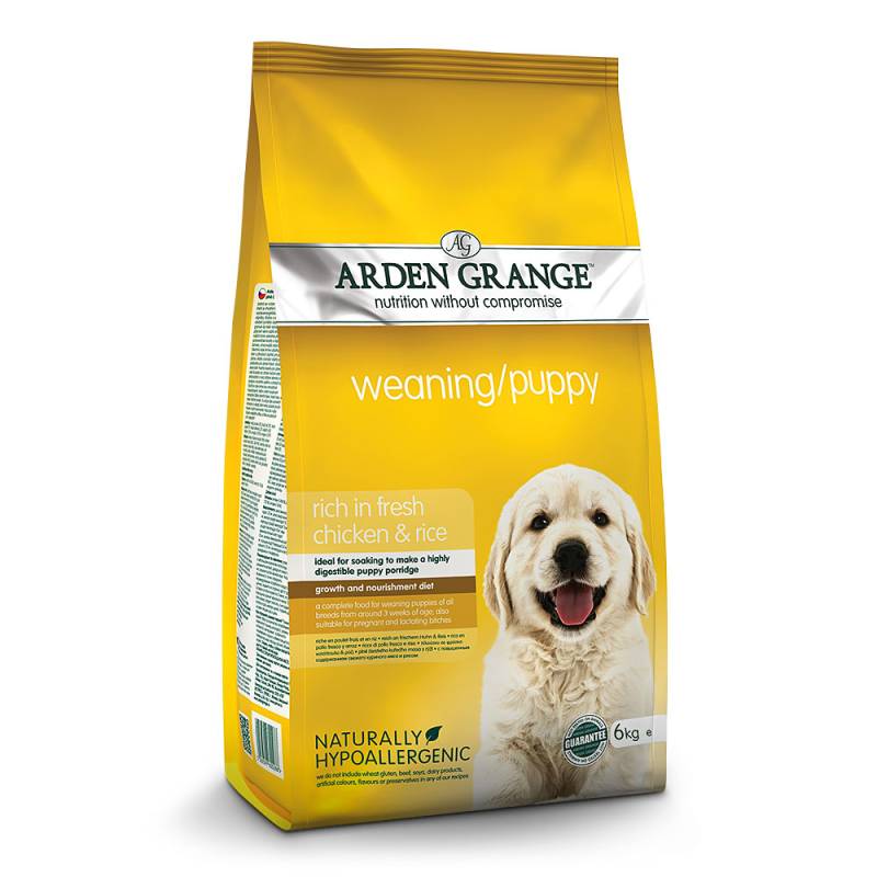 Arden Grange | Reich an frischem Huhn & Reis | Weaning/Puppy | 6 kg von Arden Grange