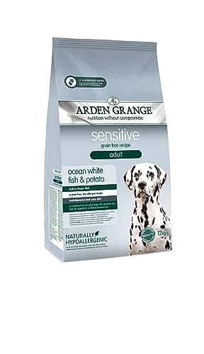 Dry Dog Food - Arden Grange Adult Sensitive Ocean White Fisch und Kartoffeln 12kg von Arden Grange