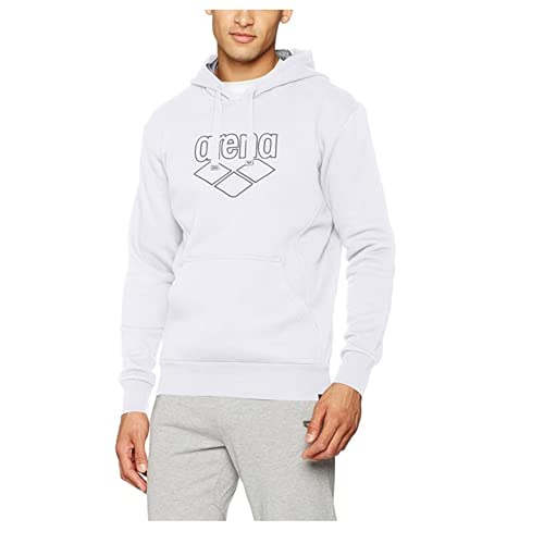 Arena Team Line Empyrean Hooded Sweat Shirt für Kinder und Jugendliche Unisex, Weiss, 128 von Arena - carboo-shop.de