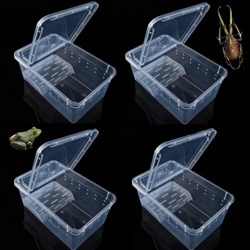 4 Pack Terrarien Wasserschildkröten Zubehör Schildkröten Terrarium Zubehör Schildkrötenhaus Zubehör Landschildkröten Zubehör Schildkröten Gehege Für Eidechsen, Frösche, Geckos, Schlangen, Fische von Arilaca