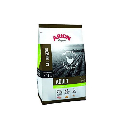 Arion Grainfree Chicken und Potato, 12kg, 1er Pack (1 x 12 kg) von Arion