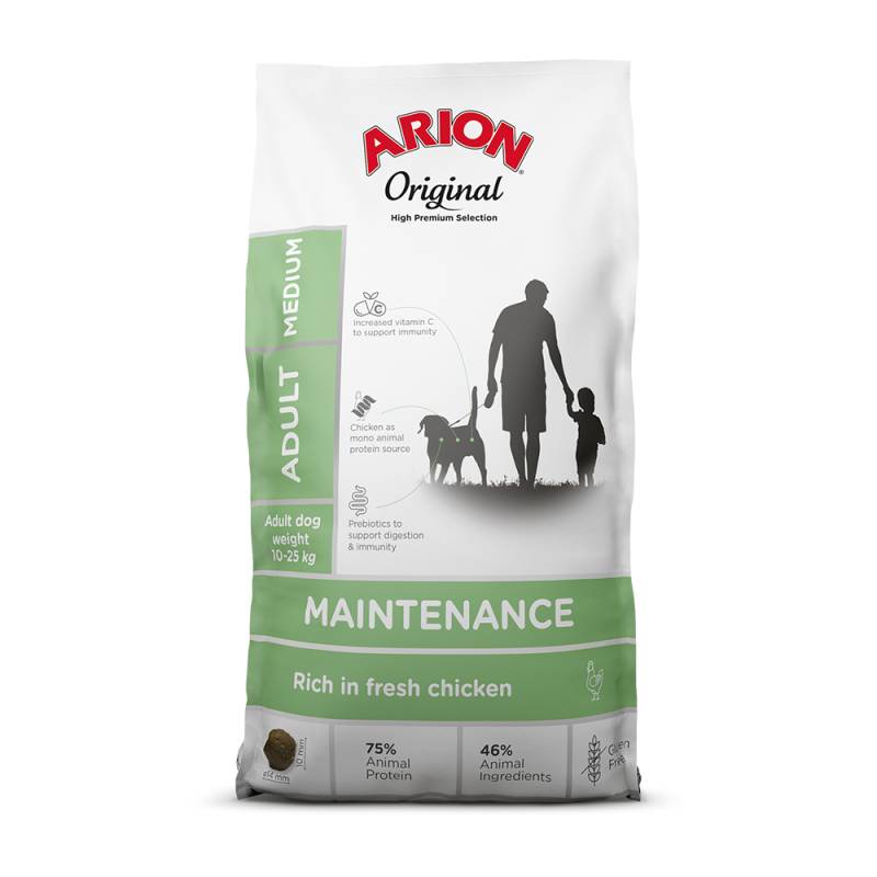 Arion Original Maintenance Medium Breed Huhn - 12 kg von Arion