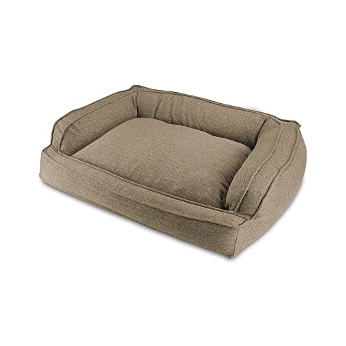 Arlee Sofa Couch Stil Memory Foam Hundebett Bequemes Kuscheln mit extra Unterstützung, Haustierbett für große und extra große Hunde, strapazierfähiger Stoff, gut für Wohnzimmer, Schlafzimmer - Walnuss von Arlee