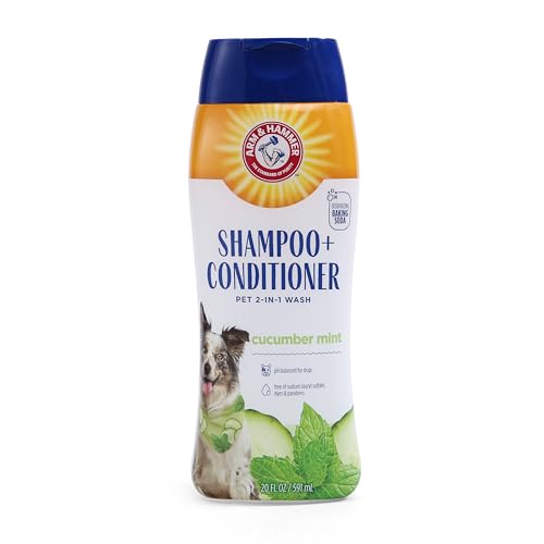 Arm & Hammer 2-in-1 Shampoo & Conditioner für Haustiere, Gurkenminze von Arm & Hammer