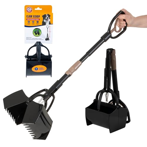 Arm & Hammer Pooper Scooper Claw Scoop Dog Poop Scooper for Yard Pet Waste Management System von Arm & Hammer