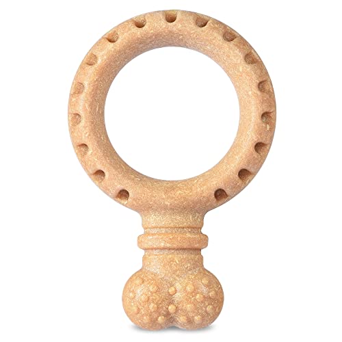 Arm & Hammer for Pets Barkies Ring aus komprimiertem Holz, 14 cm, Erdnussbutter-Geschmack, Kauspielzeug für Hunde, Kunststab, splitterfrei, sicherere und langlebige Alternative zu Kaustäbchen von Arm & Hammer