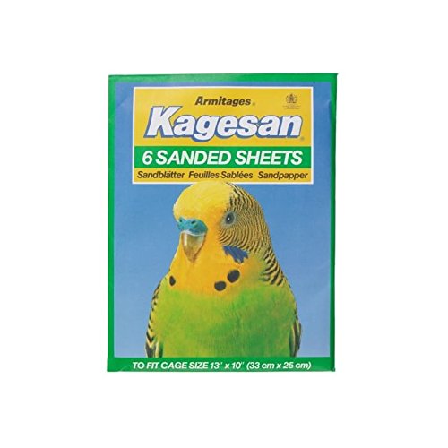 Armitage Petbris Kagesan Nr. 4 grünes Sandpapier, 6 Bögen, 33 x 25 cm, 100 g von Armitage