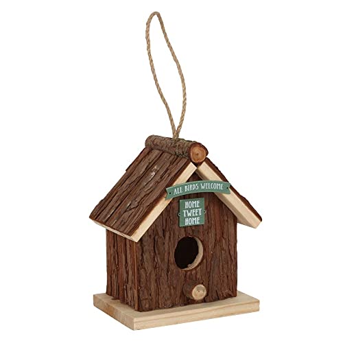 Holzrinde Vogelhaus Home Tweet Home von Armona Trading LTD