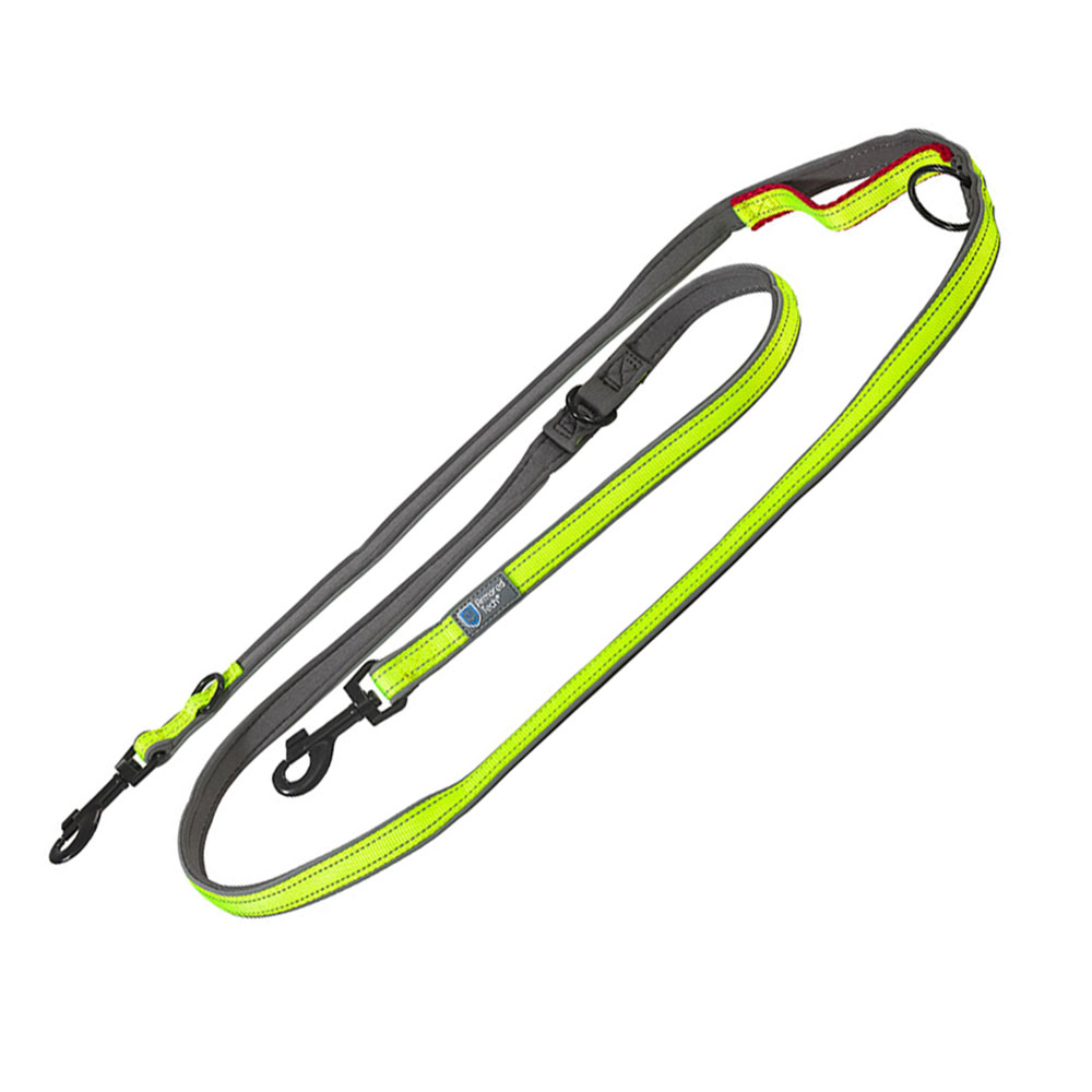 ArmoredTech Dog Control Leine, neon grün - 220 cm lang, 20 mm breit von ArmoredTech