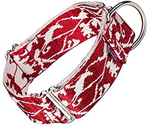 Arppe Jacquard 4227012060 - Pädagogische Halskette, rote Farbe (Granat) und weiß, 32-49 cm von Arppe