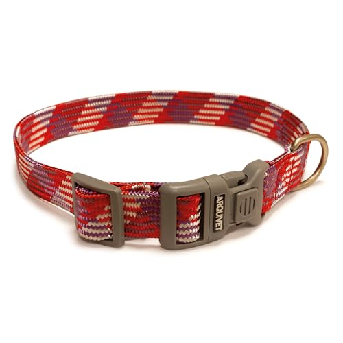 ARQUIVET Piemonte Hundehalsband, Rot, M (36-58 cm) von Arquivet