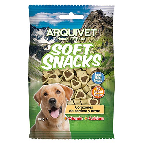 Arquivet, Soft Snacks für Hunde, Lammherzen und Reis, 100 g von Arquivet