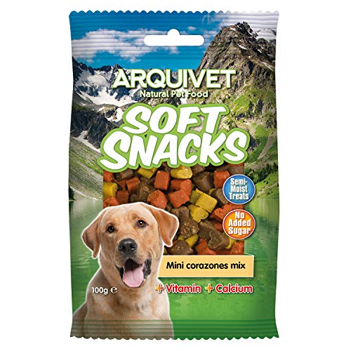 Arquivet, Soft Snacks für Hunde Mini Herzen Mix 100g von Arquivet