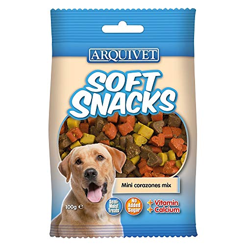 Arquivet, Soft Snacks für Hunde Mini Herzen Mix 100g von Arquivet