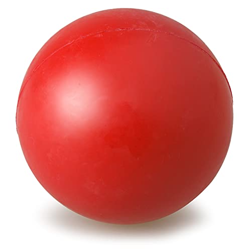 Arquivet Massivgummiball 9 cm - Spielzeug und Zubehör für Hunde - Unterhaltung und Hundetraining - Spielen Sie mit Ihrem Haustier Verbessern Sie die liebevolle Bindung, Rot von Arquivet