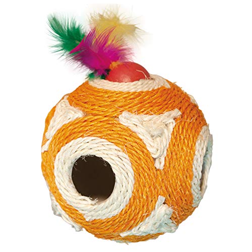 Arquivet Ball orange - Spielzeugbälle Katzen - 13 cm von Arquivet