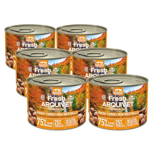 Arquivet Fleischbällchen aus frischem Putenfleisch Mini 200g Pack 6 Stück von Arquivet