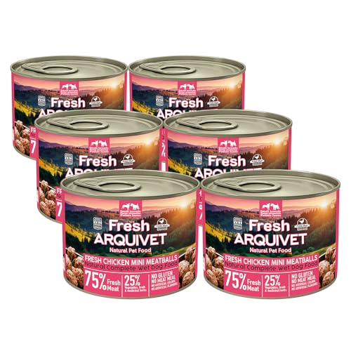 Arquivet Fresh Mini Hühnerfleischbällchen 200g Pack 6 Einheiten von Arquivet