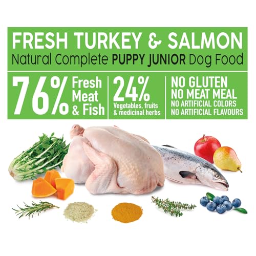 Arquivet Fresh Puppy Junior Pute & Lachs 10Kg - Halbfeuchtes Futter von Arquivet