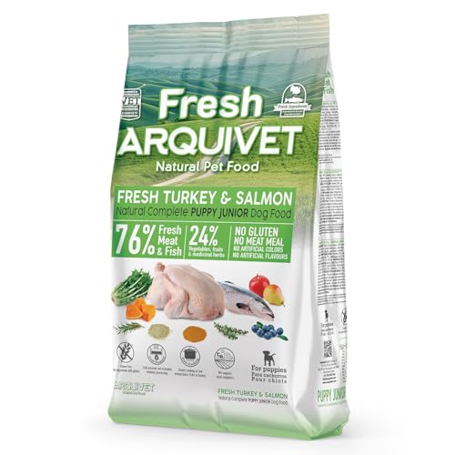 Arquivet Fresh Puppy Junior Pute & Lachs 2,5Kg - Halbfeuchtes Futter von Arquivet