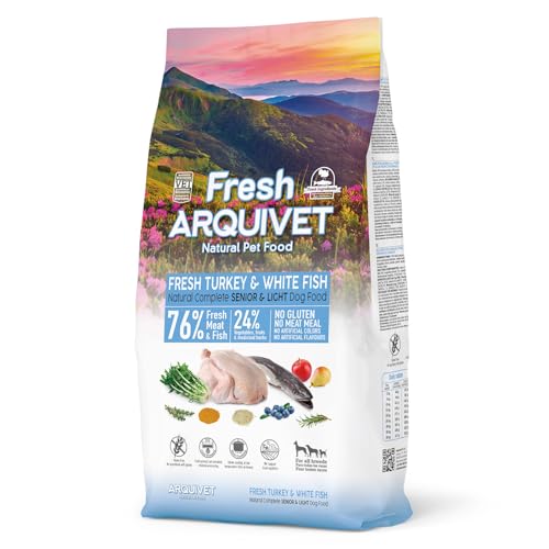 Arquivet Fresh Senior Light Pute & Weißfisch 10Kg - Halbfeuchtes Futter von Arquivet