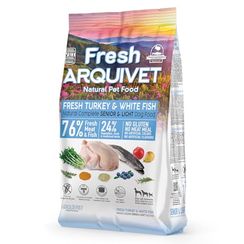 Arquivet Fresh Senior Light Pute & Weißfisch 2,5Kg - Halbfeuchtes Futter von Arquivet