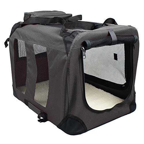 Arquivet Funktionale Reisetasche für Haustiere, Größe M – 70 x 52 x 52 cm – Transporttasche für Hunde, Katzen und kleine Nagetiere – Transportbox mit Fenster für Haustiere von Arquivet