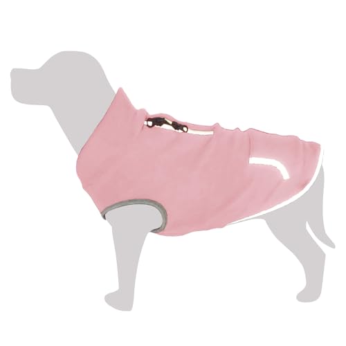 Arquivet Hunde-Fleece, elastisch, Pink, Ararat, XS, 20 cm, Kälteschutz, Fleece für Hunde von Arquivet