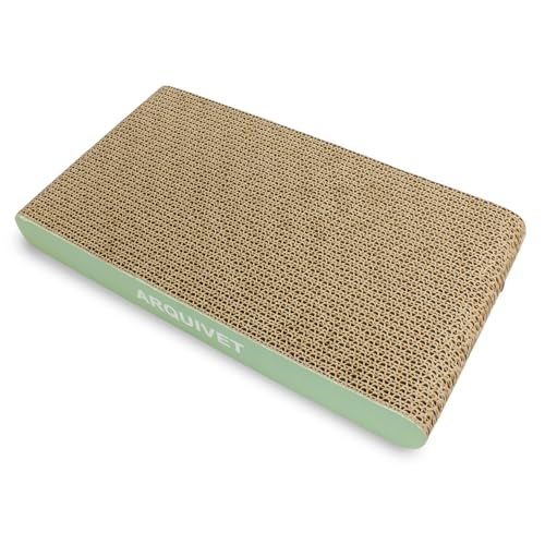 Arquivet Kratzbrett aus Karton für Katzen Green - 38,5x20,5x4,2cm von Arquivet