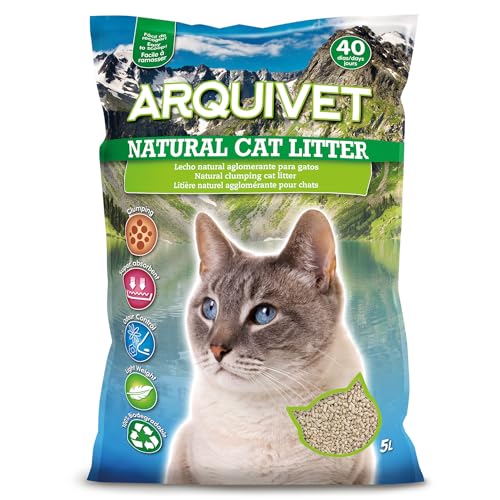 Arquivet Natural Cat Litter – Natürliche Streu für Katzen – 5 l von Arquivet