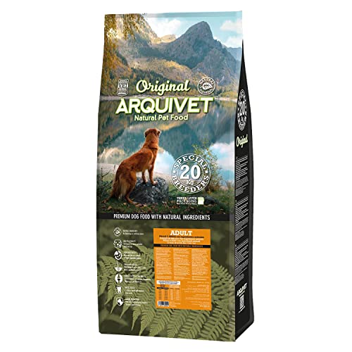 Arquivet Original Adult - Hundefutter für ausgewachsene Hunde - Huhn und Reis - Hundefutter - Trockenfutter für Hunde - Hundefutter - Gesundes Futter - 20 kg von Arquivet