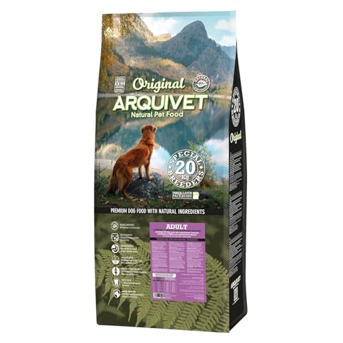 Arquivet Original Adult - Hundefutter für ausgewachsene Hunde - Lamm und Reis - Hundefutter - Trockenfutter für Hunde - Hundefutter - Gesundes Futter - 20 kg von Arquivet