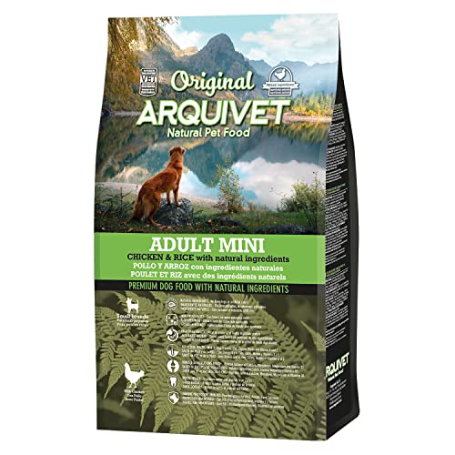 Arquivet Original Adult Mini 3 kg – Futter für ausgewachsene Hunde von Mini-Rassen – Huhn und Reis, 1 Einheit (1 Stück) von Arquivet