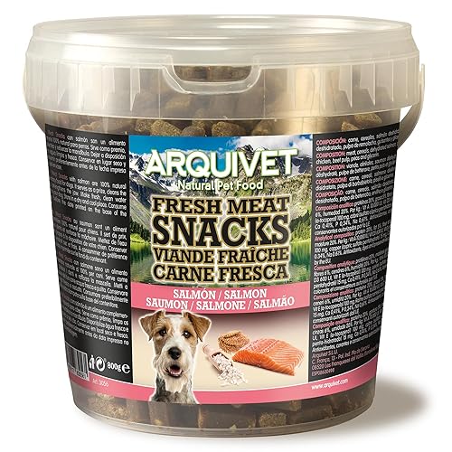 Arquivet frische Lachsfleisch-Snacks, 800 g, für ausgewachsene Hunde von Arquivet