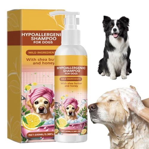 Arroopu Beruhigendes Hundeshampoo, Haustiershampoo - Feuchtigkeitsspendendes, erfrischendes Welpenshampoo | Sanft pflegendes Haustiershampoo für Katzen, Kätzchen, Hunde, Kaninchen, Chinchillas von Arroopu