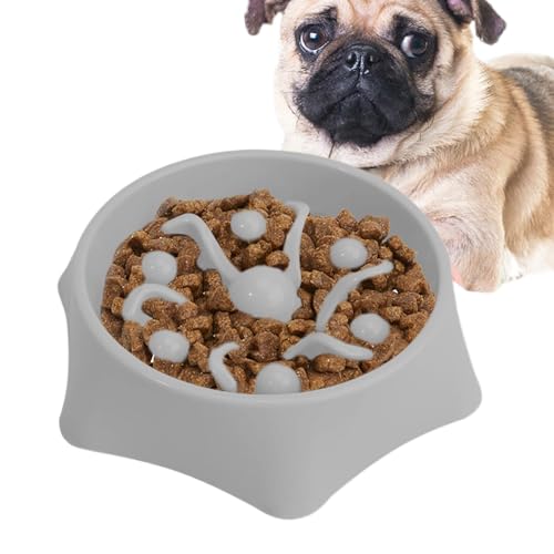 Arroopu Slow Feeder Hundenäpfe, Slow Feeder - Bloat Stop Maze Hundegerichte - rutschfeste Hunde-Puzzle-Futternäpfe für gesunde Ernährung, Heimtierbedarf von Arroopu