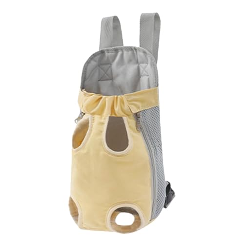 28 x 18 cm großer Rucksack für Hunde und Katzen, verstellbar, für kleine und mittelgroße Hunde, Vorderbrusttasche, Beine, Katzentragetasche mit atmungsaktivem Netz, Welpen-Rucksack mit Gürtel von Arrovarp